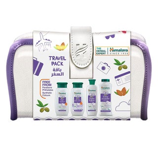 Himalaya Baby Care Travel Pack With Gentle Baby Tear Free Shampoo 100ml, Baby Bath 100ml, Baby Lotion 100ml & Baby Powder 100g