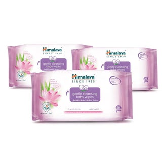 Himalaya Gentle Cleansing Baby Wipes 56's Pack of 3's