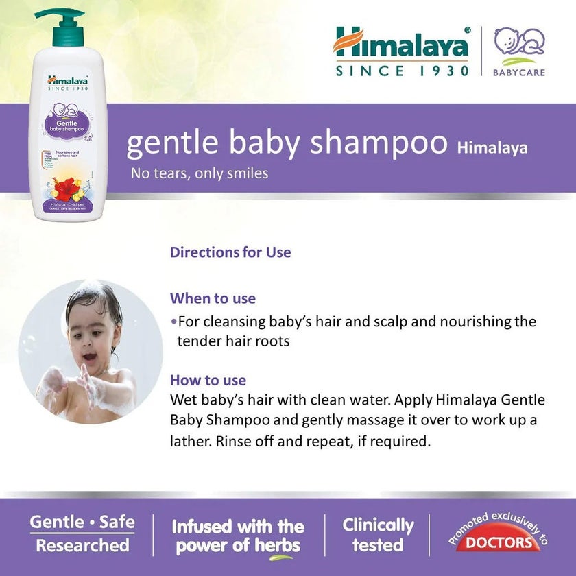 Himalaya Gentle Baby Shampoo With Hibiscus & Chickpea 400ml
