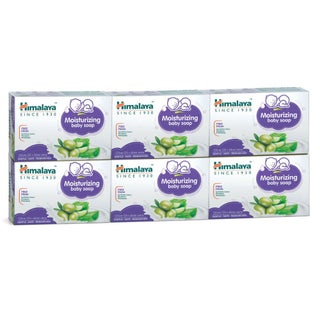 Himalaya Moisturizing Baby Soap With Aloe Vera And Olive Oil 125g, Pack of 6