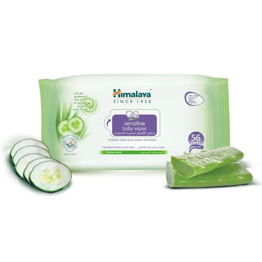 Himalaya Extra Soft Sensitive Baby Wipes 56's, Pack of 4's