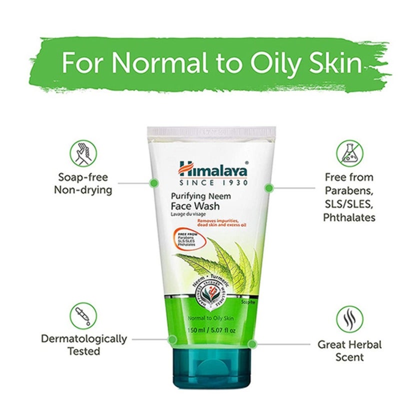 Himalaya Purifying Neem Face Wash With Turmeric 150ml