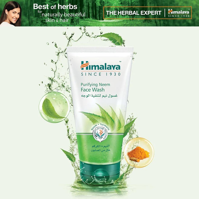 Himalaya Purifying Neem Face Wash With Turmeric 150ml