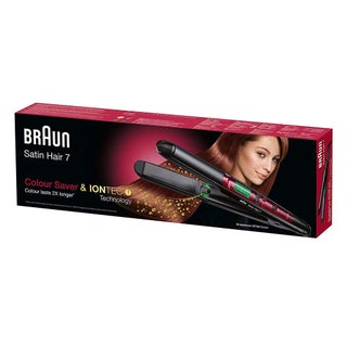 Braun Satin Hair 7 Hair Straightener With Color Saver And Iontec Technology Straightener ST750