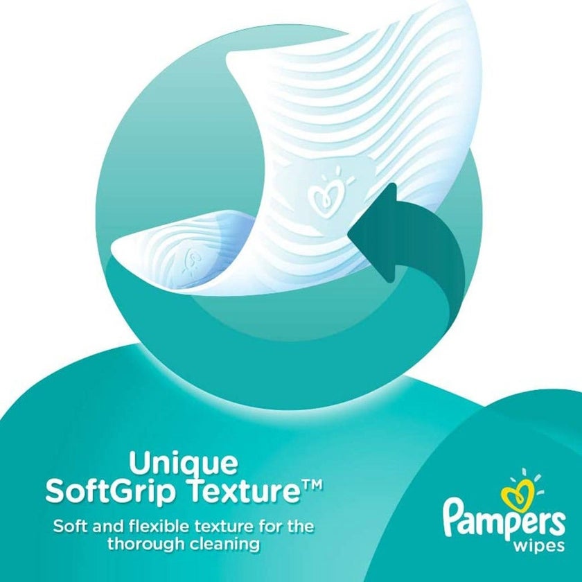 Pampers Complete Clean Baby Wet Wipes, Pack of 192's
