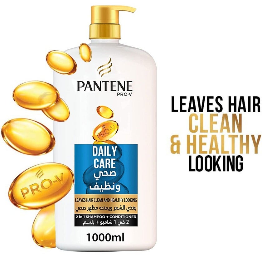 Pantene Pro-V Daily Care 2-In-One Shampoo + Conditioner 1L