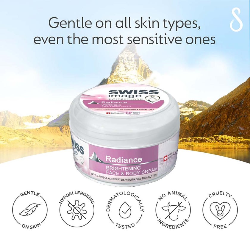 Swiss Image Radiance Brightening Face & Body Cream 200ml