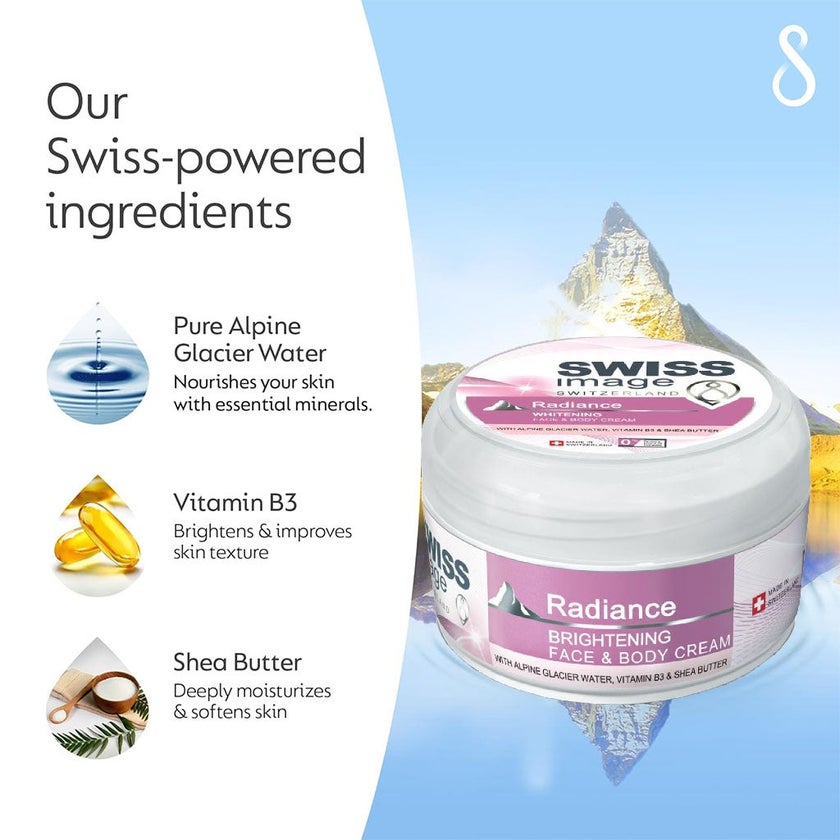 Swiss Image Radiance Brightening Face & Body Cream 200ml