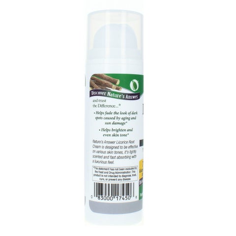 Nature's Answer Age-Defying Tone Perfecting Licorice Root Cream For Skin Brightening 60ml