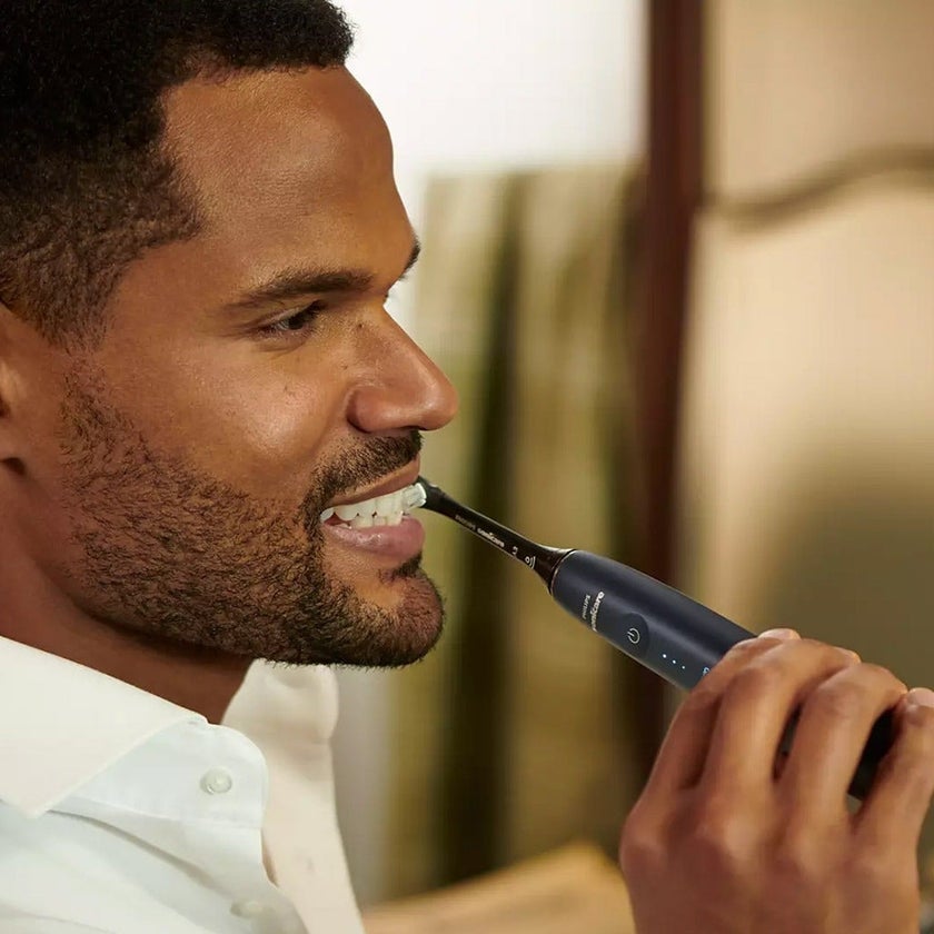 Philips Sonicare A3 Premium All-In-One Standard sonic toothbrush heads, Black Brush Heads HX9092/96, Pack of 2's