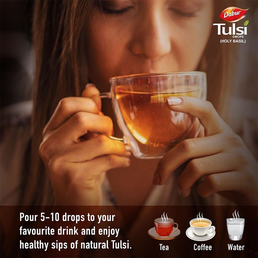 Dabur 100% Ayurvedic Tulsi Drops Immunity Booster 30ml