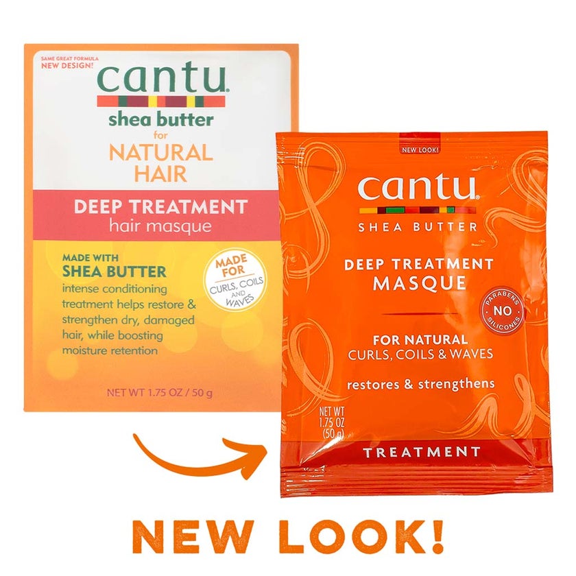 Cantu Shea Butter Deep Treatment Hair Masque For Natural Coils, Curls & Waves 50g