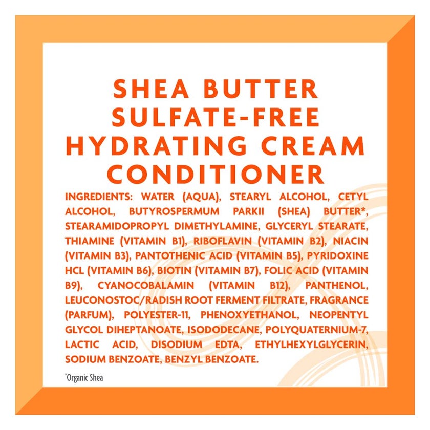 Cantu Natural Hair Sulfate Free Hydrating Cream Conditioner With Shea Butter 400ml