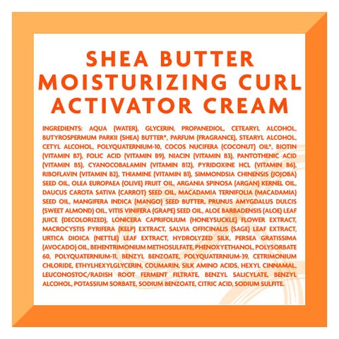 Cantu Natural Hair Moisturizing Curl Activator Cream With Shea Butter 355ml