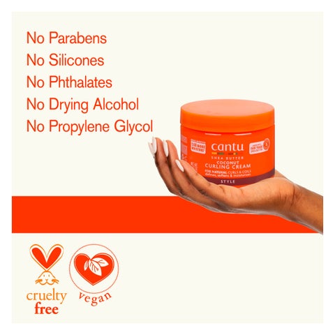 Cantu Natural Hair Shea Butter & Coconut Curling Cream 340g