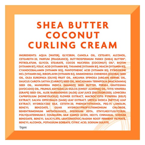 Cantu Natural Hair Shea Butter & Coconut Curling Cream 340g