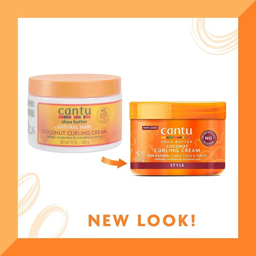 Cantu Natural Hair Shea Butter & Coconut Curling Cream 340g