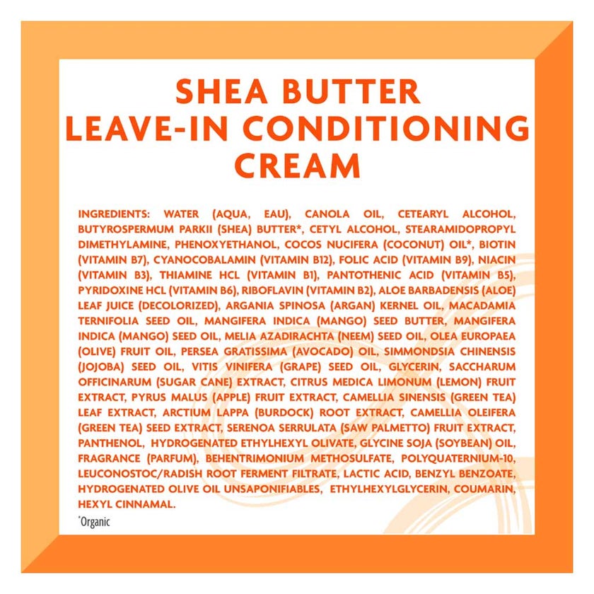 Cantu Natural Hair Leave-In Conditioning Cream With Shea Butter 340g