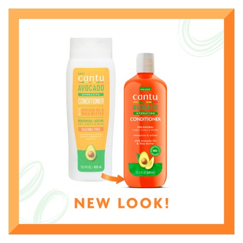 Cantu Avocado Oil & Shea Butter Hydrating Conditioner For Dry & Brittle Hair 400ml