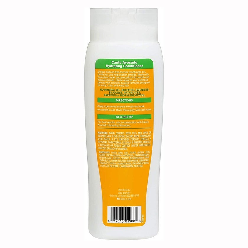 Cantu Avocado Oil & Shea Butter Hydrating Conditioner For Dry & Brittle Hair 400ml