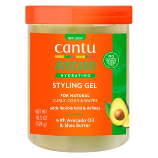 Cantu Avocado Hydrating Hair Styling Gel For Natural Curls, Coils & Waxes 524g