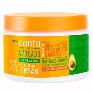 Cantu Avocado Hydrating Curling Cream For Frizz Free Curls 340g