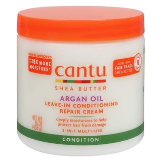 Cantu Argan Oil Leave-In Conditioning Repair Cream For Damaged Hair 453g