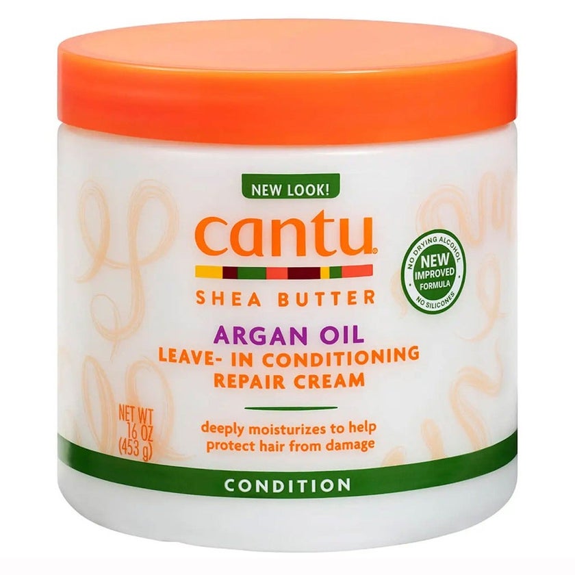 Cantu Argan Oil Leave-In Conditioning Repair Cream For Damaged Hair 453g