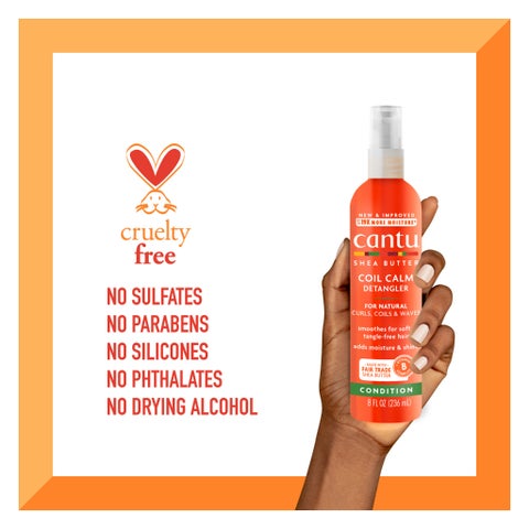 Cantu Natural Hair Coil Calm Detangler Spray With Shea Butter 236