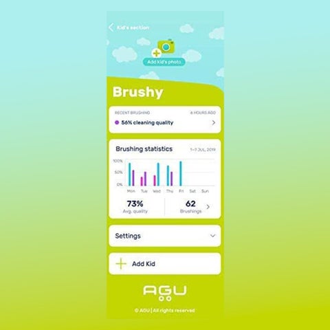 Agu Baby Smart Kids Electric Toothbrush