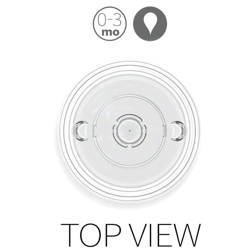 Comotomo Natural Teat Silicone Nipple Slow Flow, Pack of 2's