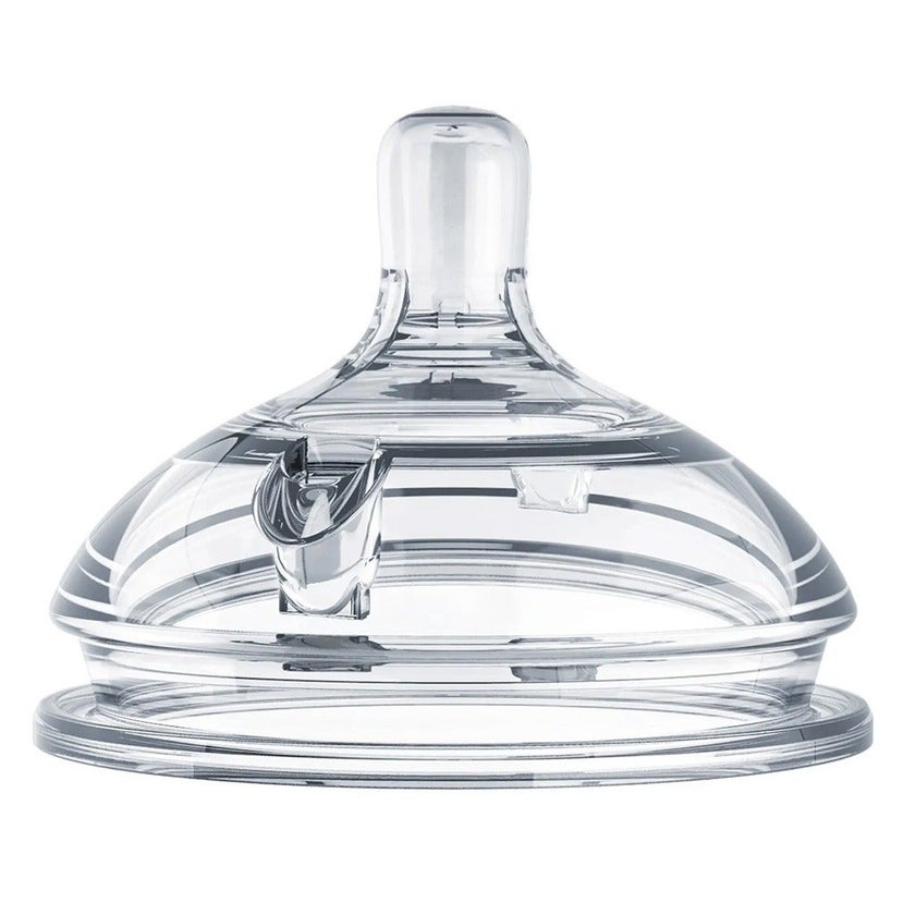 Comotomo Natural Teat Silicone Nipple Fast Flow, Pack of 2's