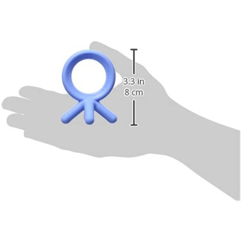 Comotomo Easy To Grab Silicone Baby Teether Blue