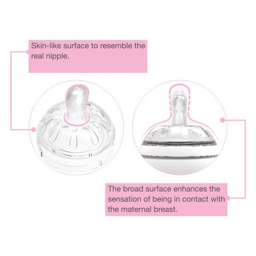 Nuvita Fast Flow Teat For Baby, Pack of 2's