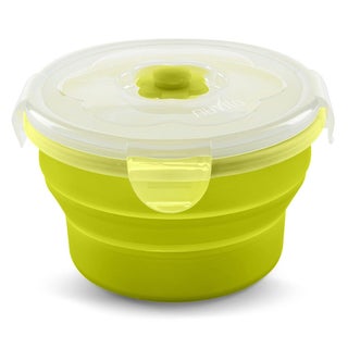 Nuvita Silicone Collapsible Container 230ml - Green