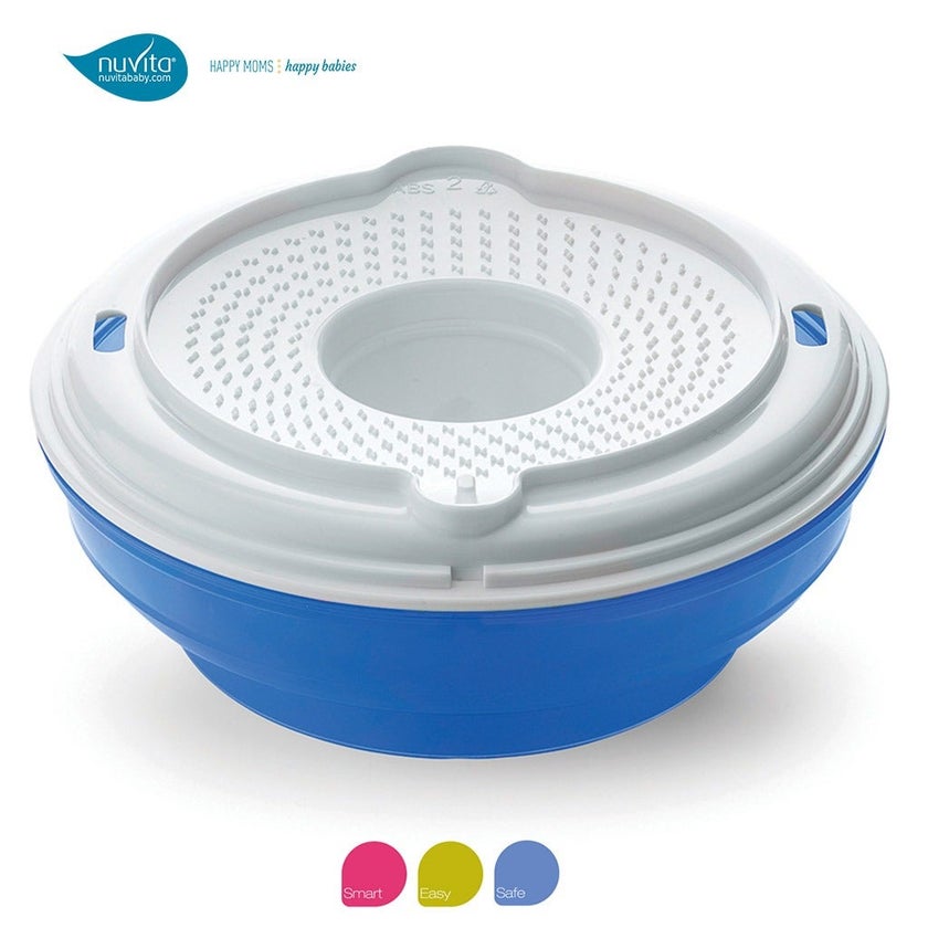 Nuvita Pappafacile 4-In-1 Multi-Use Food Processor Set - Blue