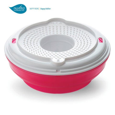 Nuvita Pappafacile 4-In-1 Multi-Use Food Processor Set - Pink