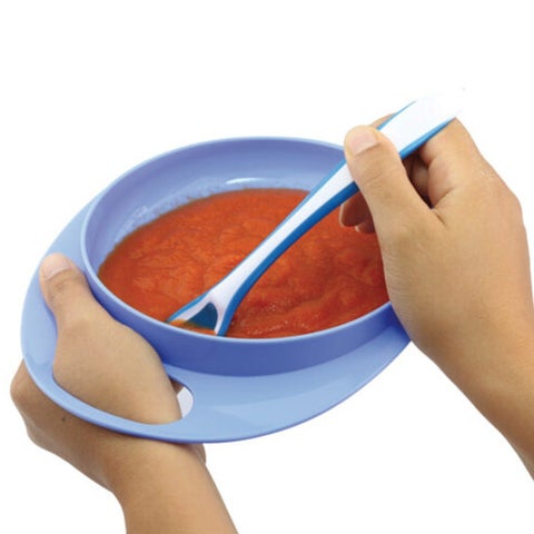 Nuvita Easy Eating Weaning Bowls, Blue - 2 Bowls