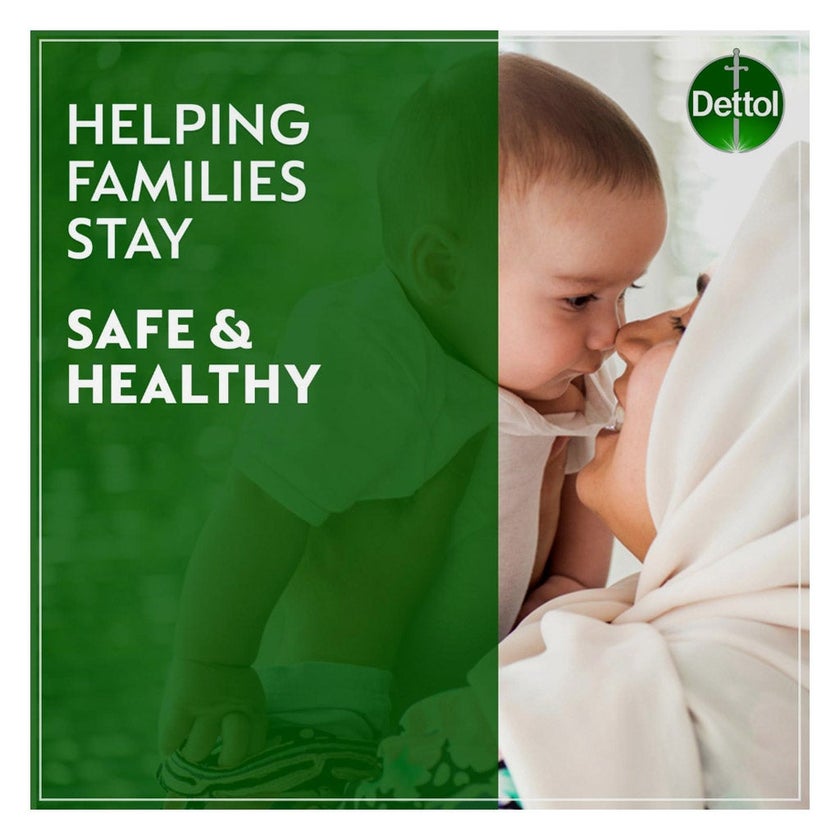 Dettol Skincare Antibacterial Skin Wipes, Pack of 40's