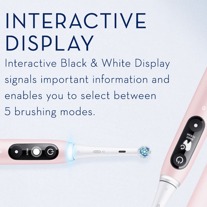 Braun Oral-B iO6 Series Artificial Intelligence Electric Toothbrush - Pink