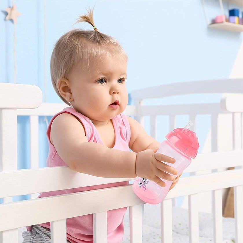 Disney Minnie Mouse 360ml Baby Straw Cup TRHA1706