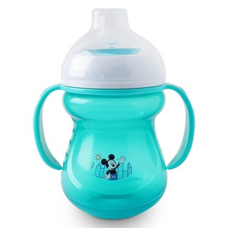 Disney Mickey Mouse 250ml Baby Spout Cup with Twin Handle For 12+ Months, Blue, Pack of 1's