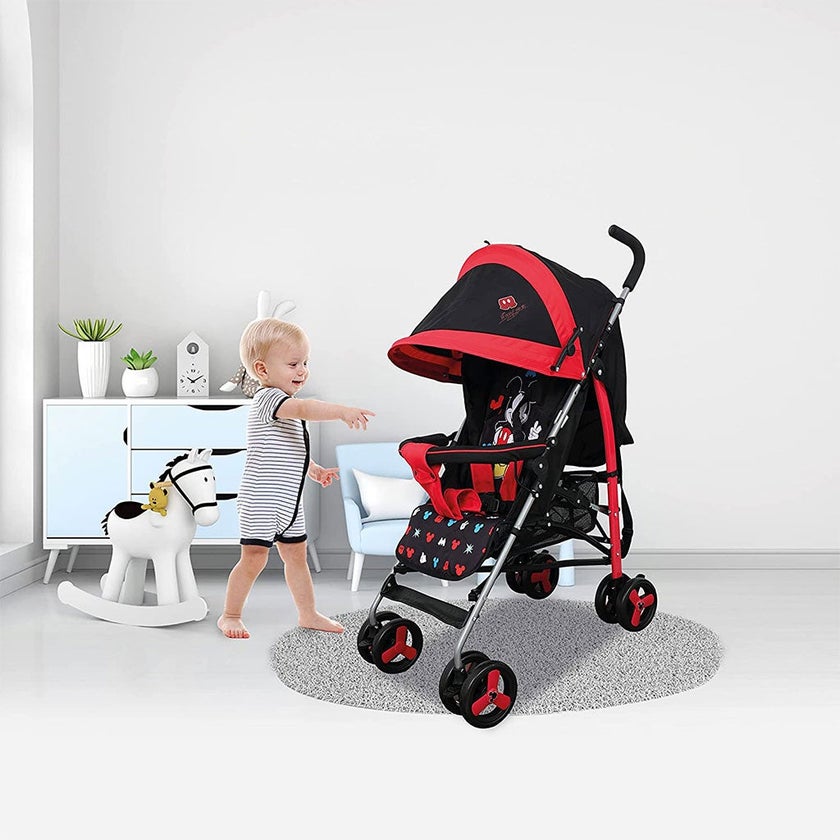 Disney Mickey Mouse Lightweight Adventure Stroller + Storage Cabin B818B-L MKA
