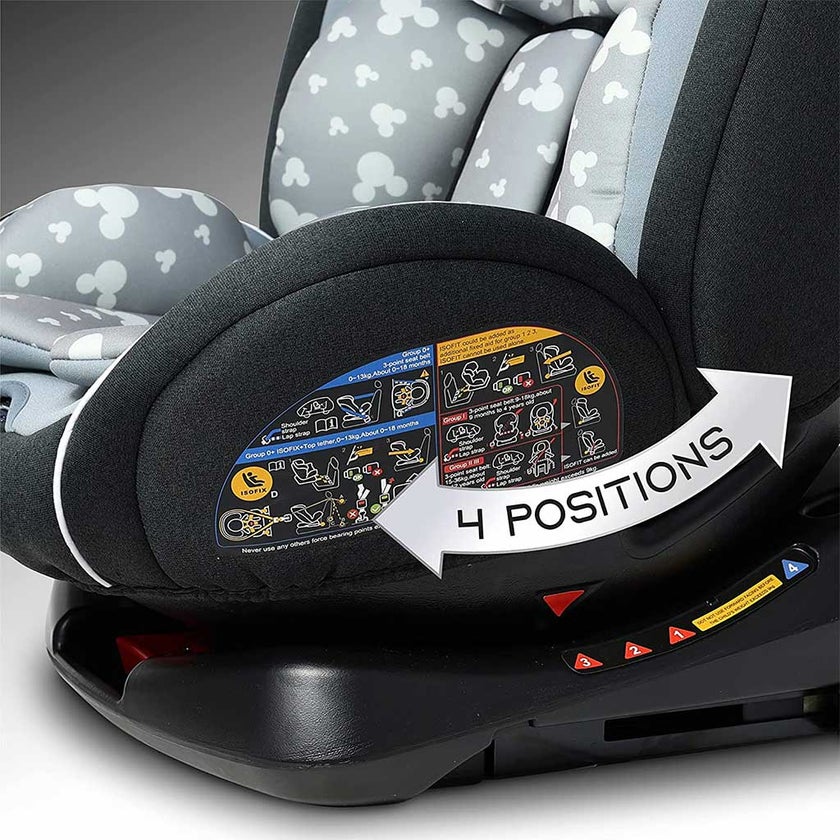 Disney Mickey Mouse 4-In-1 Car Seat For Baby/Kids Up to 36Kg -YC06 Mickey - B