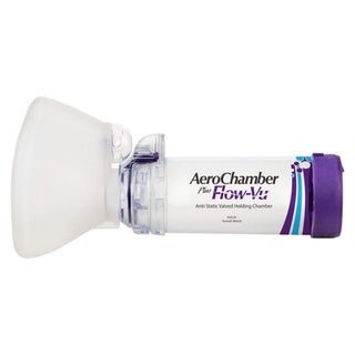 AeroChamber Plus Flow-Vu Anti-static Valved Holding Chamber Adult Mask - Small