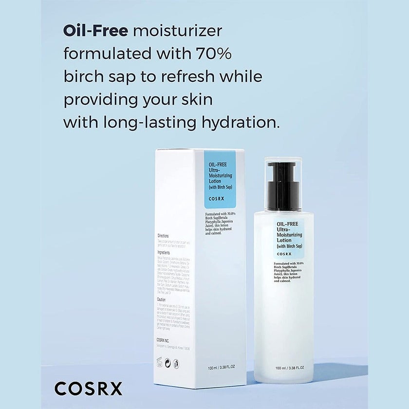 Cosrx Oil-Free-Ultra-Moisturizing Lotion With Birch Sap 100ml