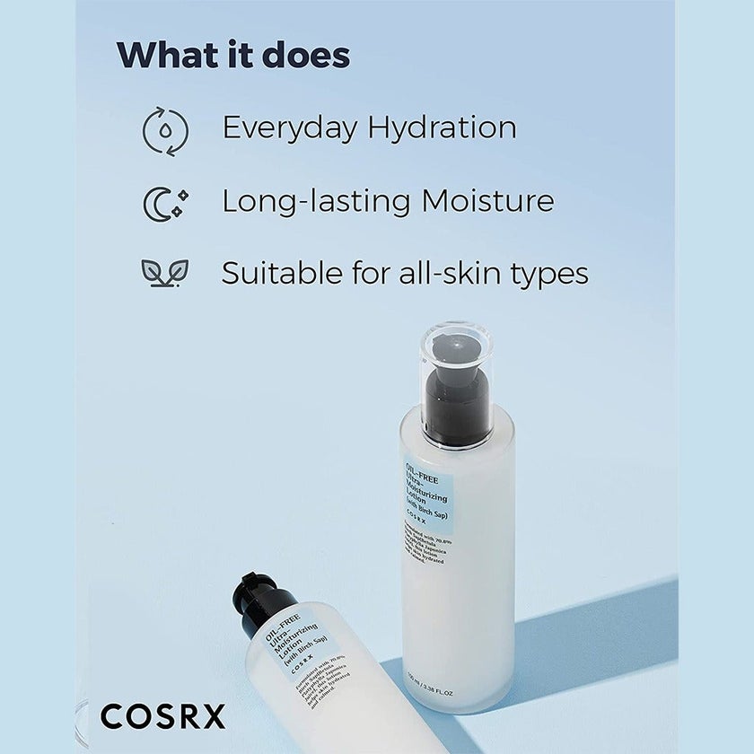 Cosrx Oil-Free-Ultra-Moisturizing Lotion With Birch Sap 100ml