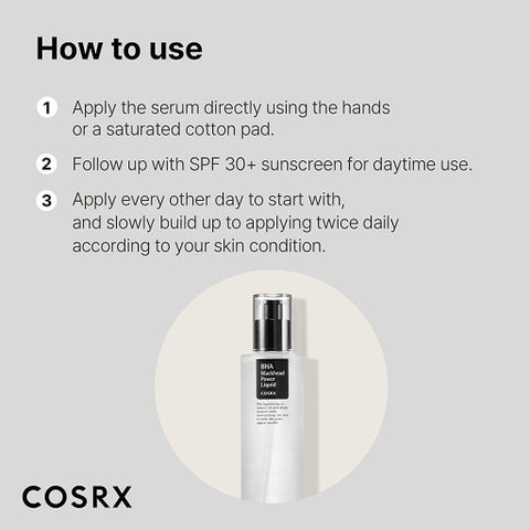 كوسركس بي إتش إيه سائل قوي للرؤوس السوداء يترك على البشرة، 100 مل