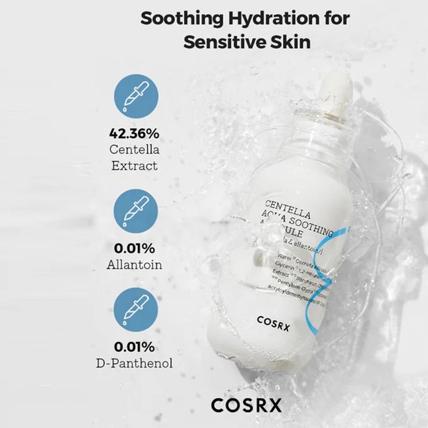 Cosrx Hydrium Centella Aqua Soothing Ampoule for redness 40ml