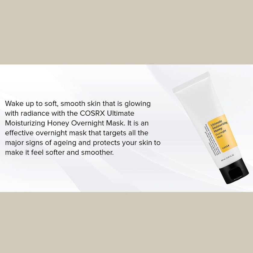 Cosrx Ultimate Moisturizing Honey Overnight 3 In 1 Mask 60ml